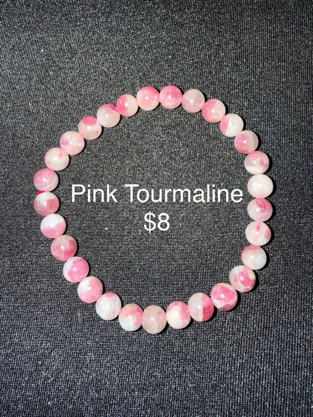 Variety of pink authentic crystal stretch bead bracelets - Picture 7 of 8